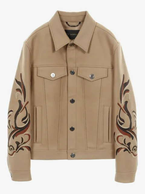 Versace Pre-Owned panelled jacket