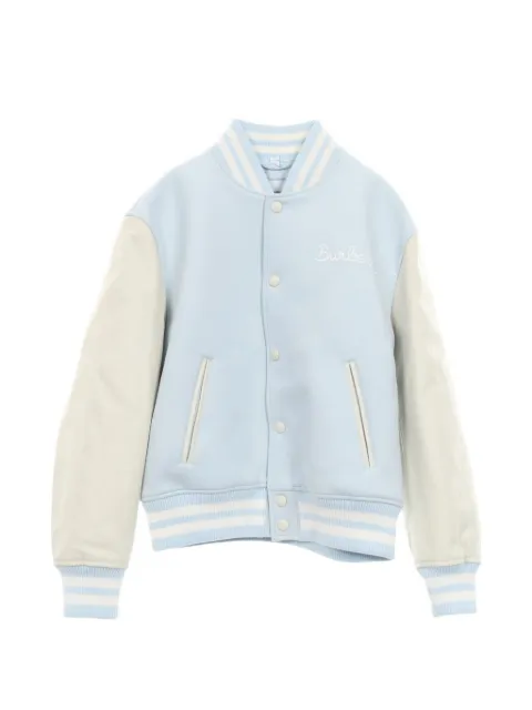 Burberry Pre-Owned chaqueta bómber con logo bordado 2010