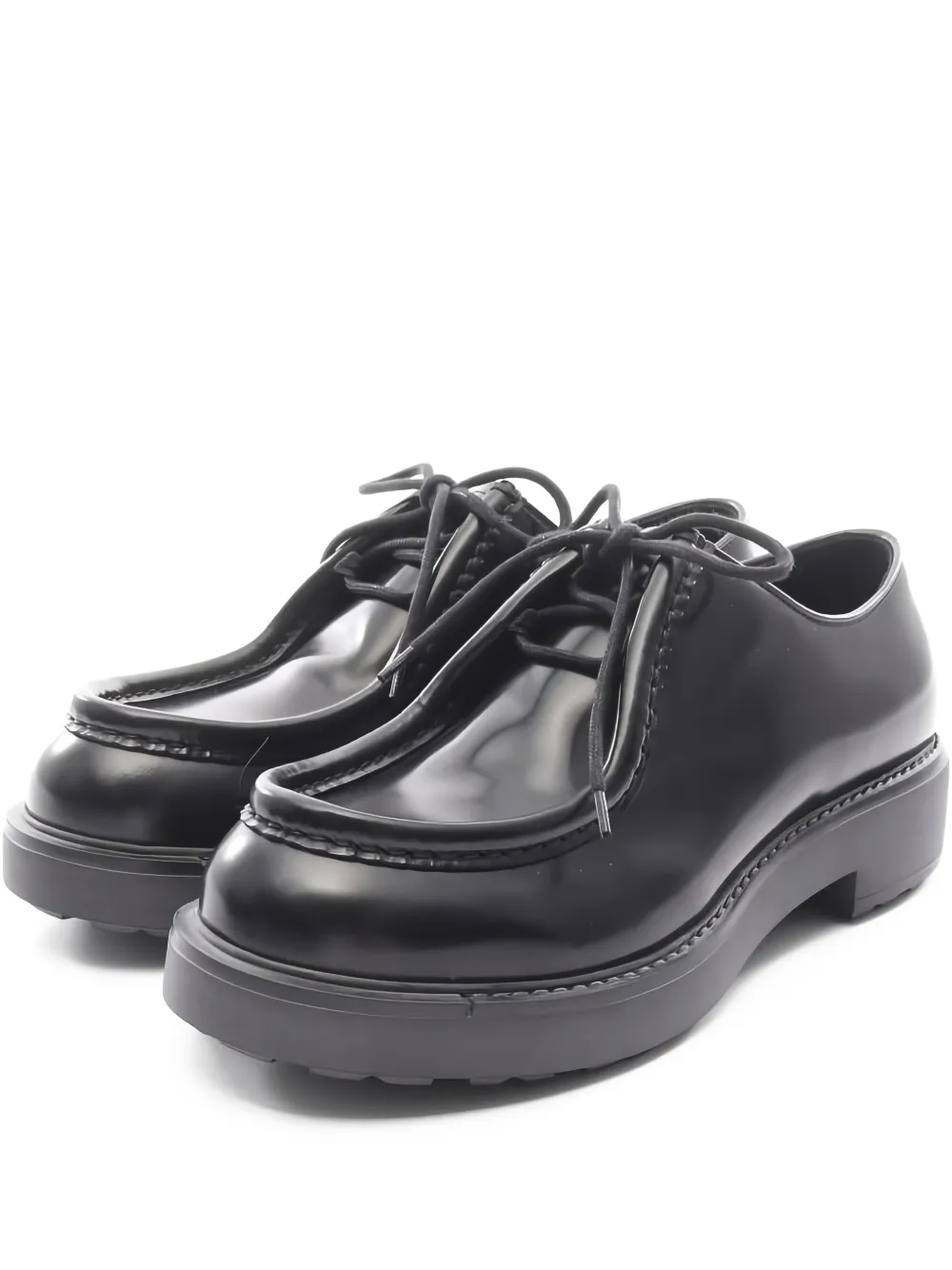 Prada Pre-Owned 2020s Diapason Derby-Schuhe - Schwarz