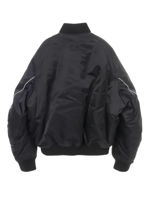琳*華様 OFF-WHITE ボンバージャケット Off-White Pre-Owned ボンバージャケット | ブラック | FARFETCH JP