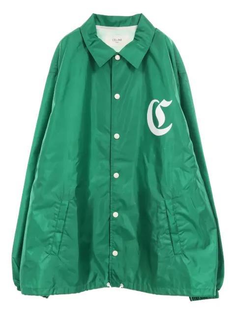 Celine Pre-Owned 2010s logo-print coach jacket