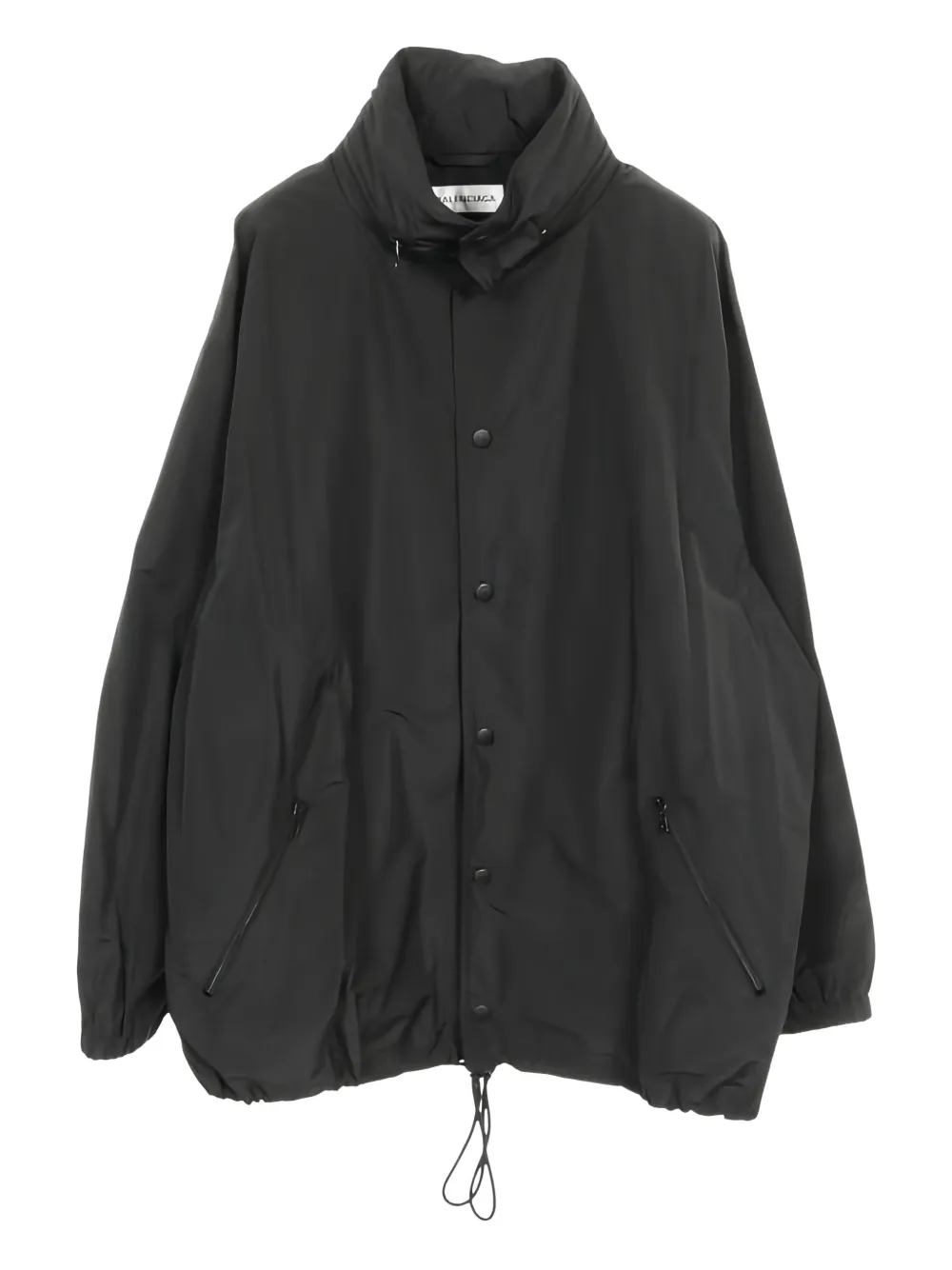 Balenciaga Pre-Owned back-logo hooded jacket - Nero