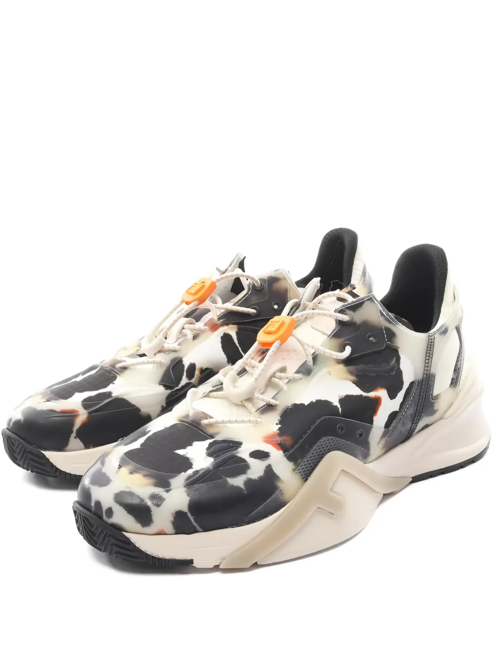 Fendi Pre-Owned 2010s lace-up sneakers - Bianco