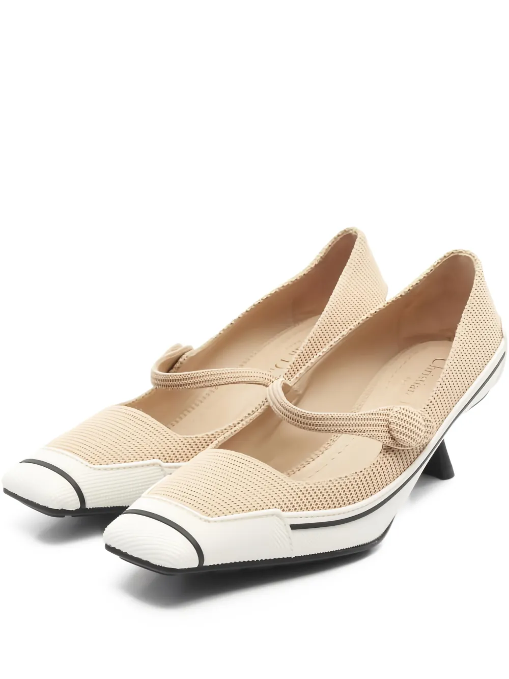 Christian Dior Pre-Owned D-motion heeled pumps - Nude