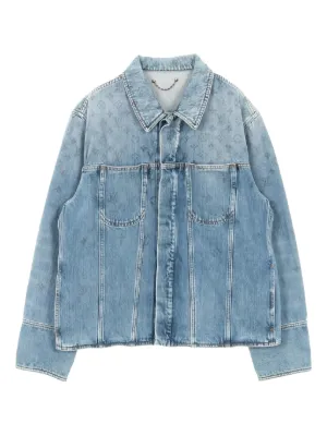 Louis Vuitton Pre-Owned 2010s モノグラム デニムジャケット | ブルー
