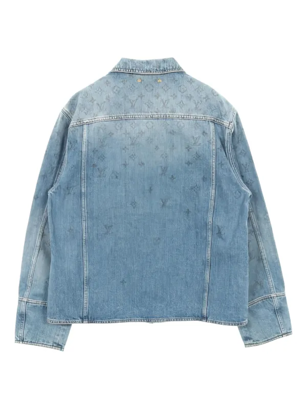 Louis Vuitton Pre-Owned モノグラム デニムジャケット | ブルー