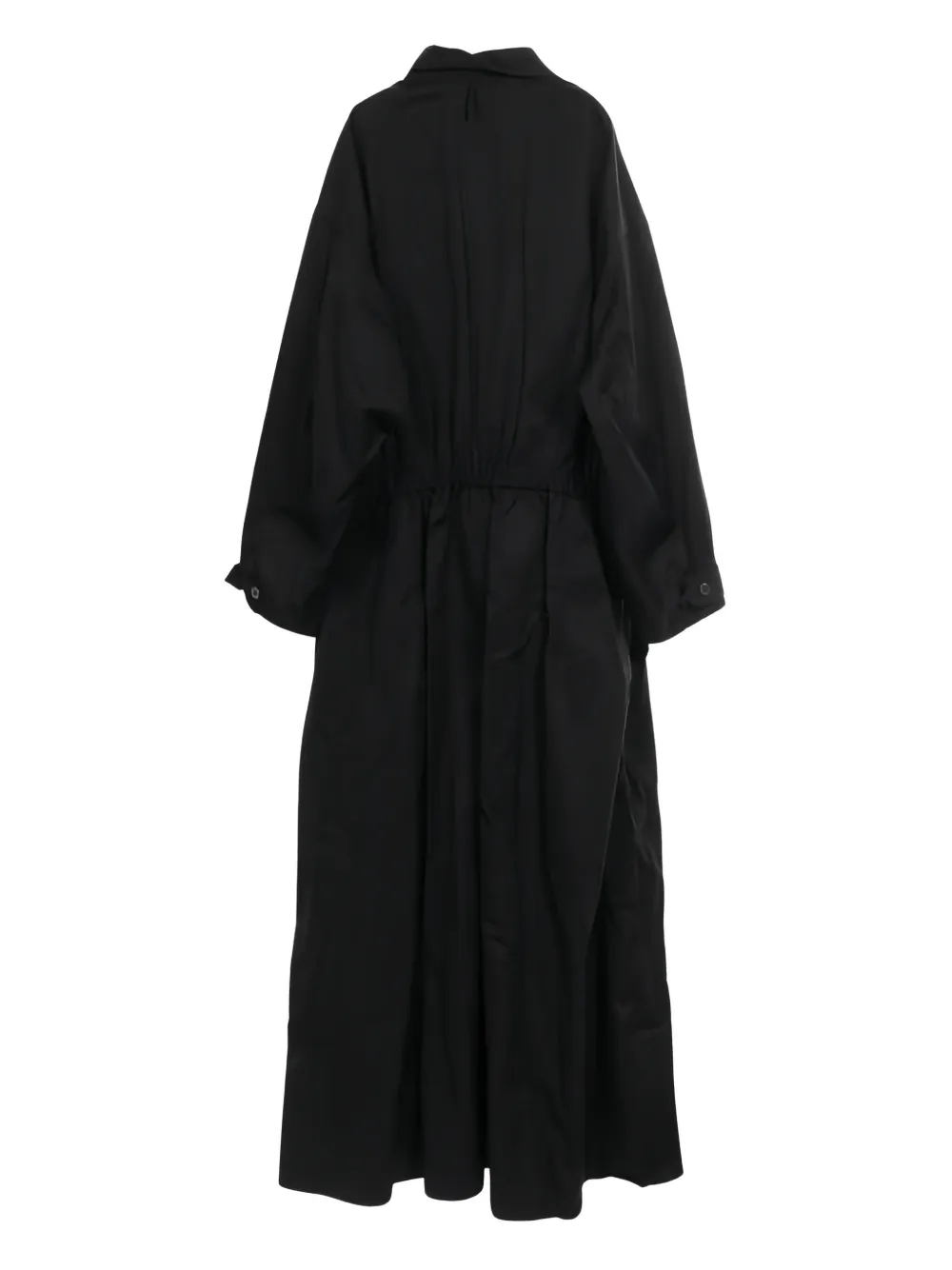 Herm&egrave;s Pre-Owned Maxi-jurk met polokraag - Zwart