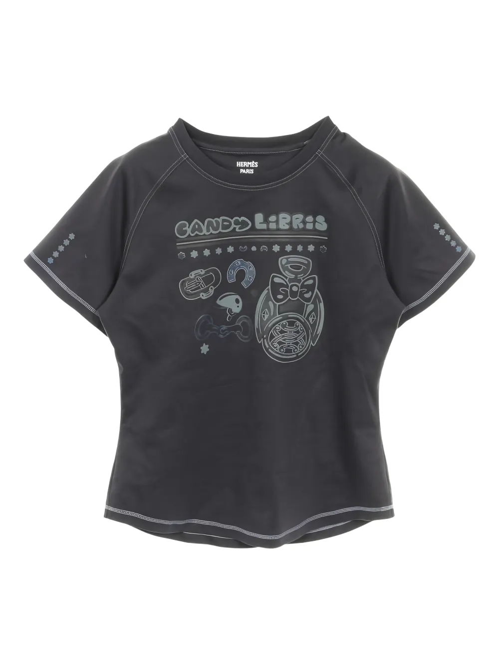 Hermès Pre-Owned T-shirt Candy Libris - Grigio
