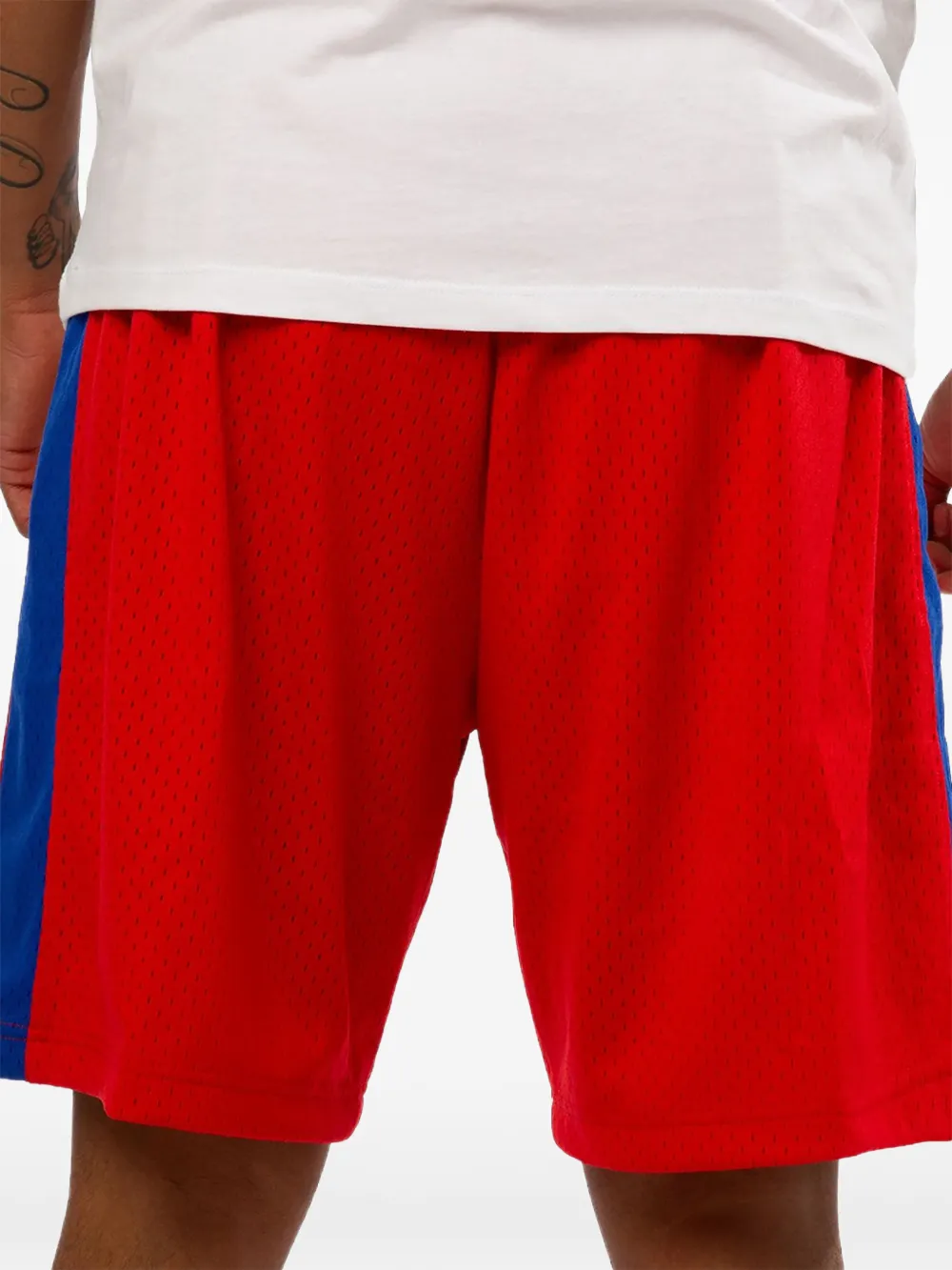 Mitchell & Ness x NBA Los Angeles Clippers trainingsshorts Rood