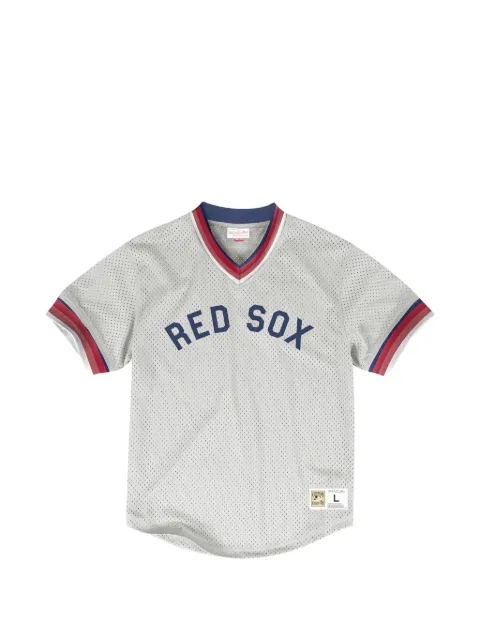 Mitchell & Ness x MLB Boston Red Sox V-neck jersey