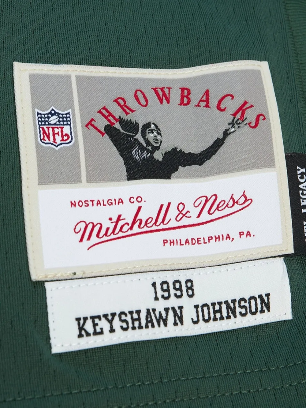 Mitchell & Ness Keyshawn Johnson jersey met korte mouwen Groen