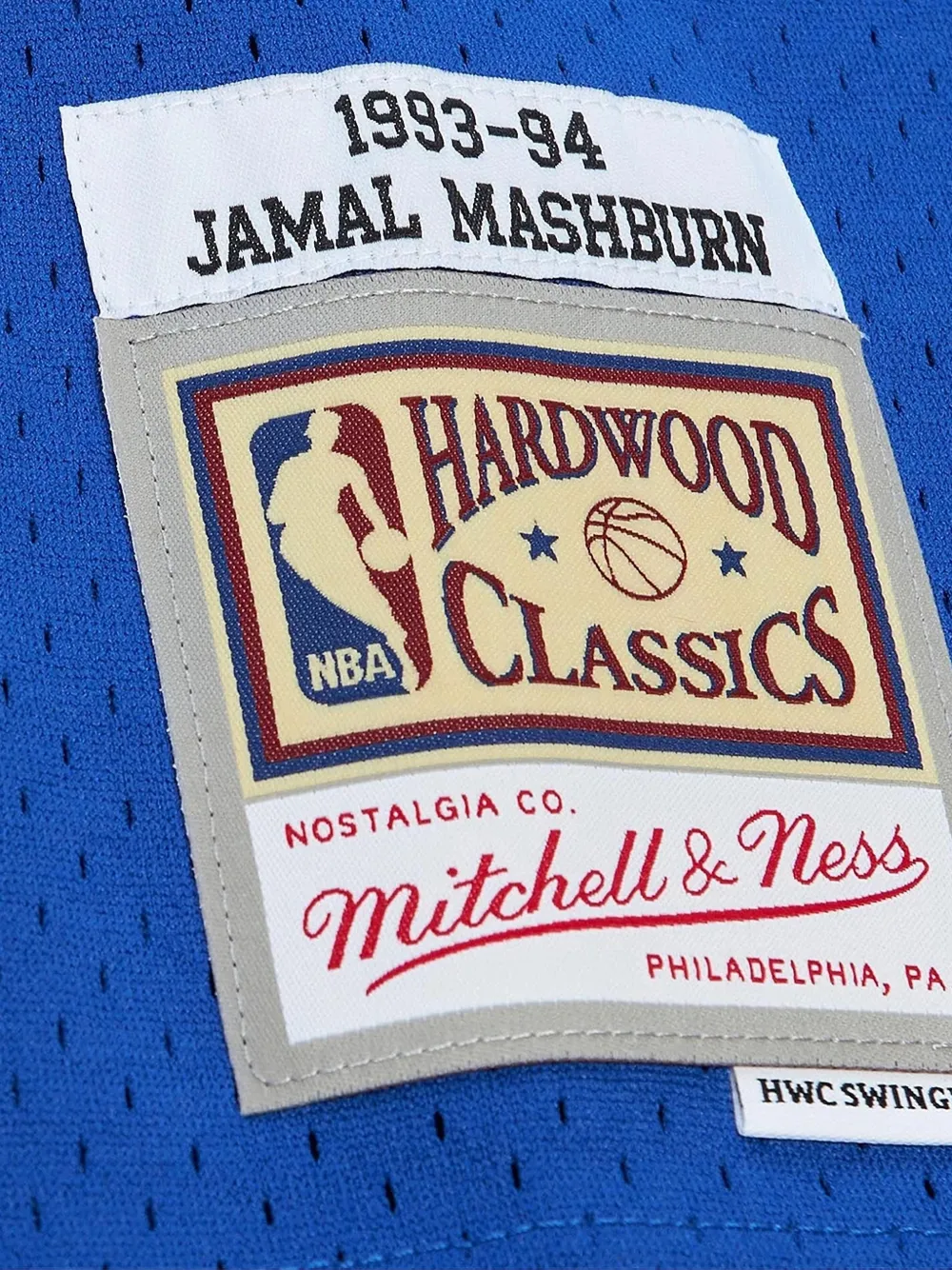 Mitchell & Ness x NBA Dallas Mavericks 1993-1994 Jamal Mashburn jersey Blauw