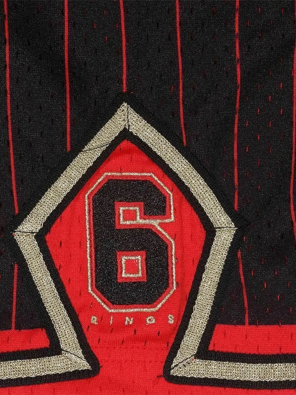 Mitchell & Ness x NBA Chicago Bulls 6 Rings Batting Practice jersey Zwart