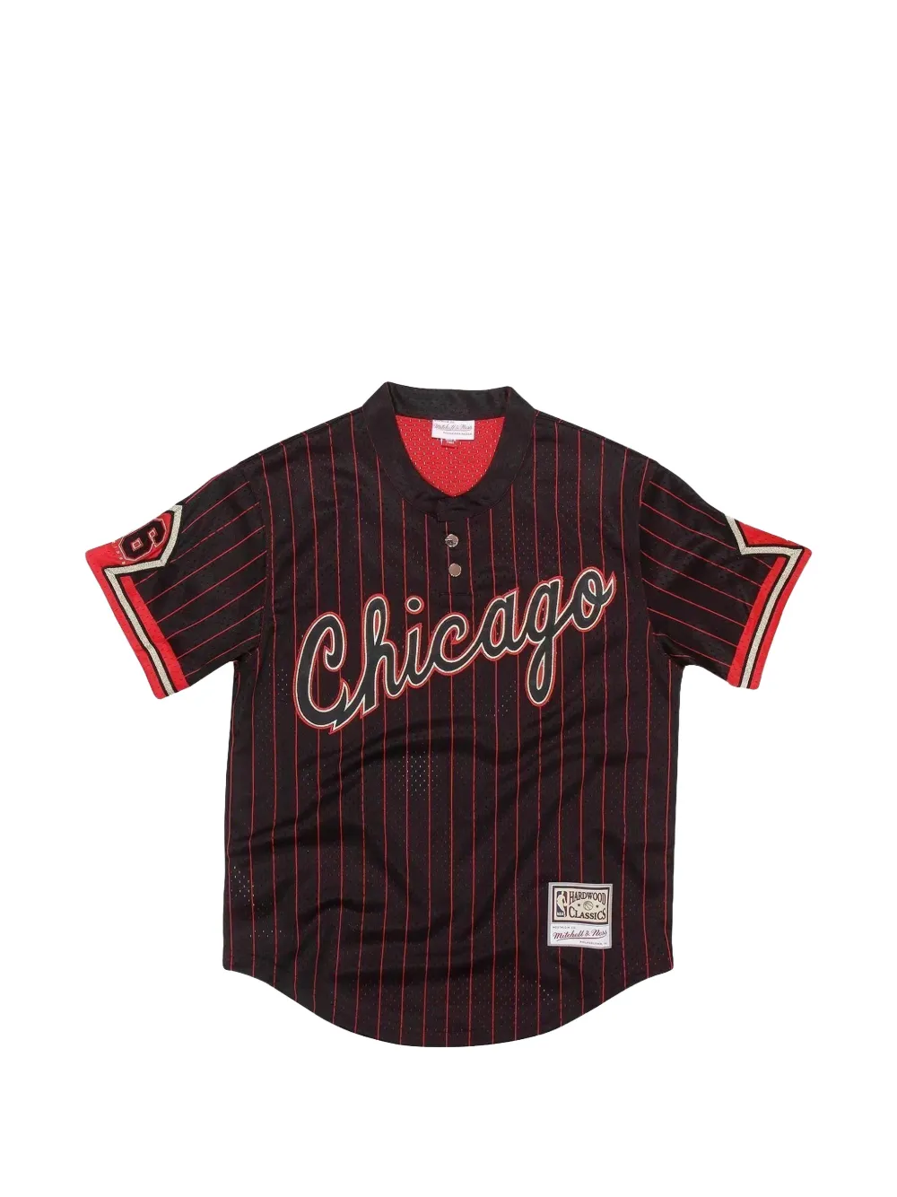 Mitchell & Ness x NBA T-shirt Chicago Bulls 6 Rings Batting Practice - Nero