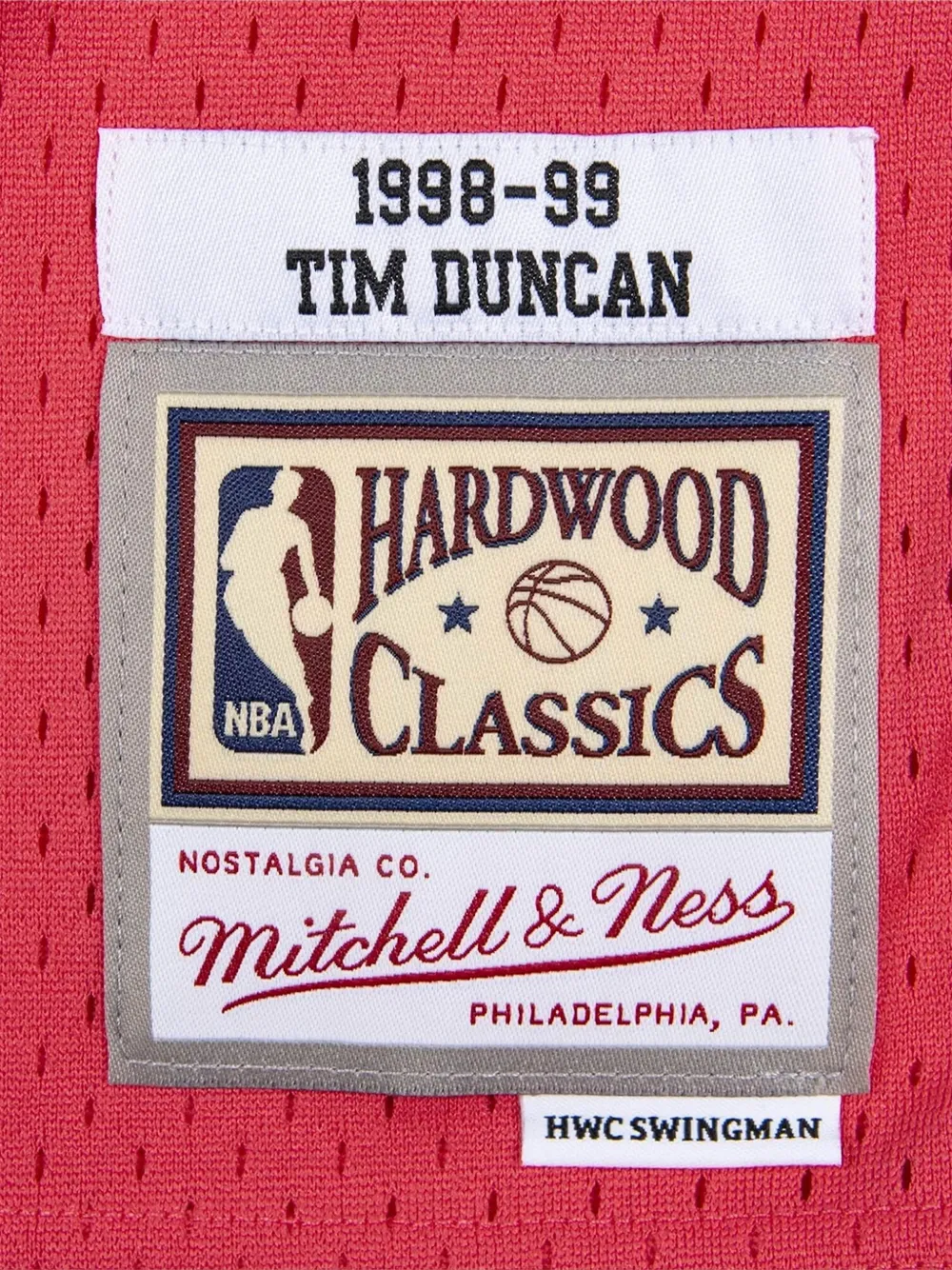 Mitchell & Ness x NBA Tim Duncan Reload 1998 San Antonio Spurs Reload top Roze