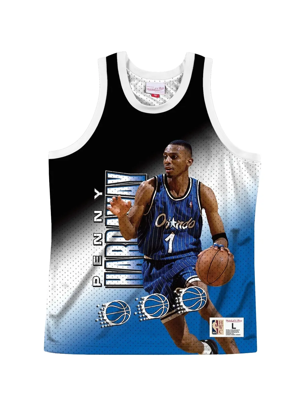 Mitchell & Ness Canotta Orlando Magic Penny Hardaway Behind The Back - Blu