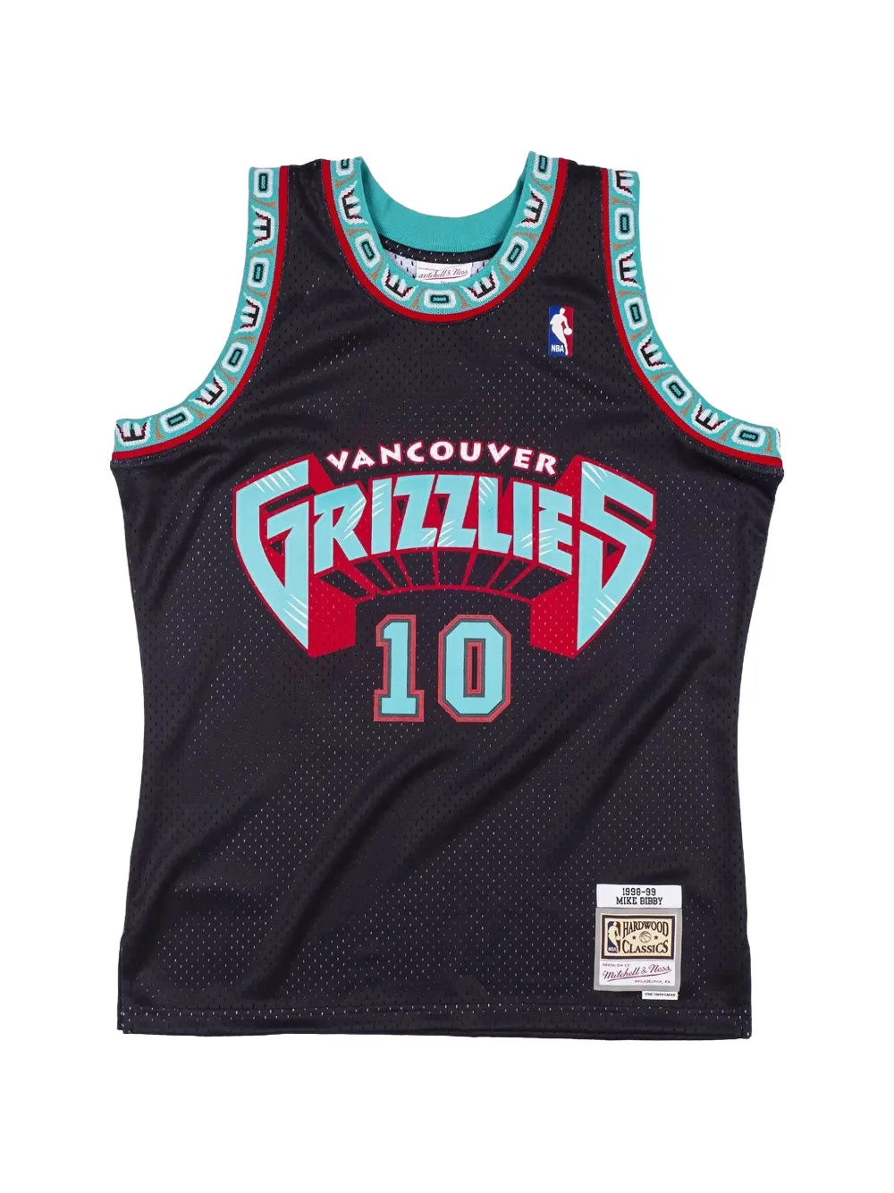 Mitchell & Ness x NBA Canotta Mike Bibby Reload Swingman 1998 Vancouver Grizzlies - Nero