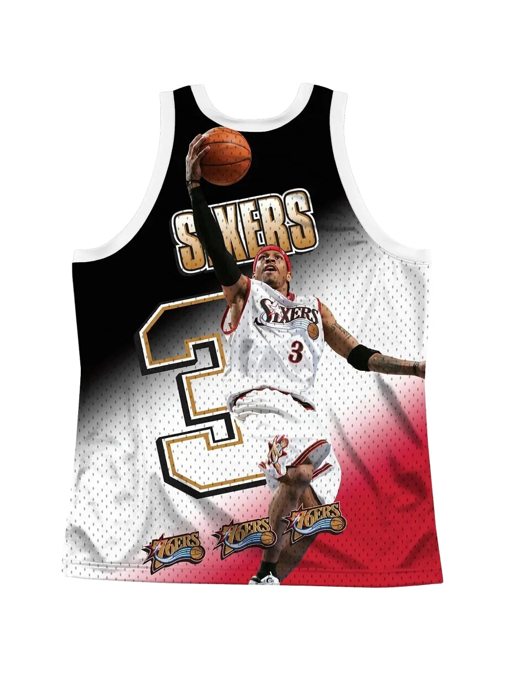 Mitchell & Ness x NBA Philadelphia 76ers Allen Iverson jersey Wit