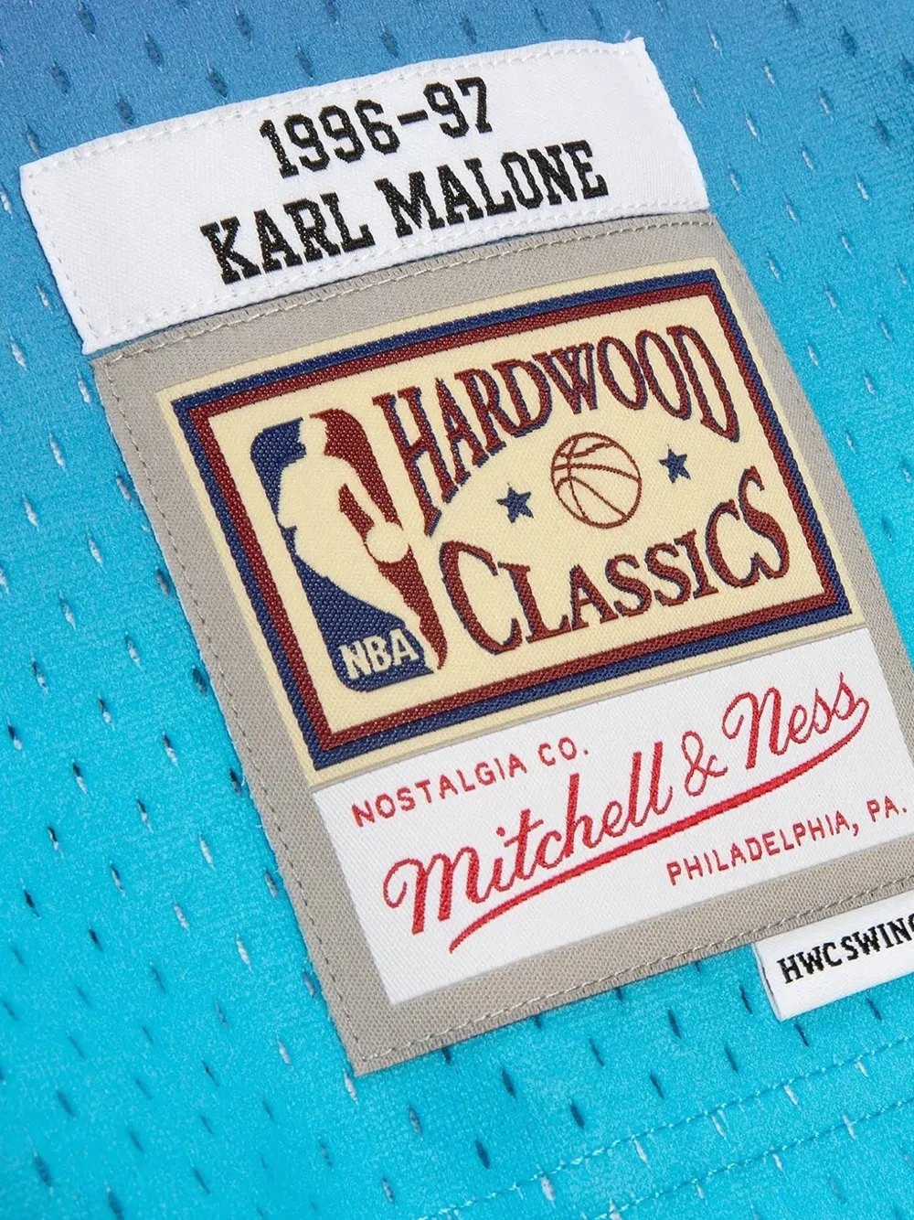 X NBA Utah Jazz 1996-1997 Karl Malone Reload Swingman Jersey