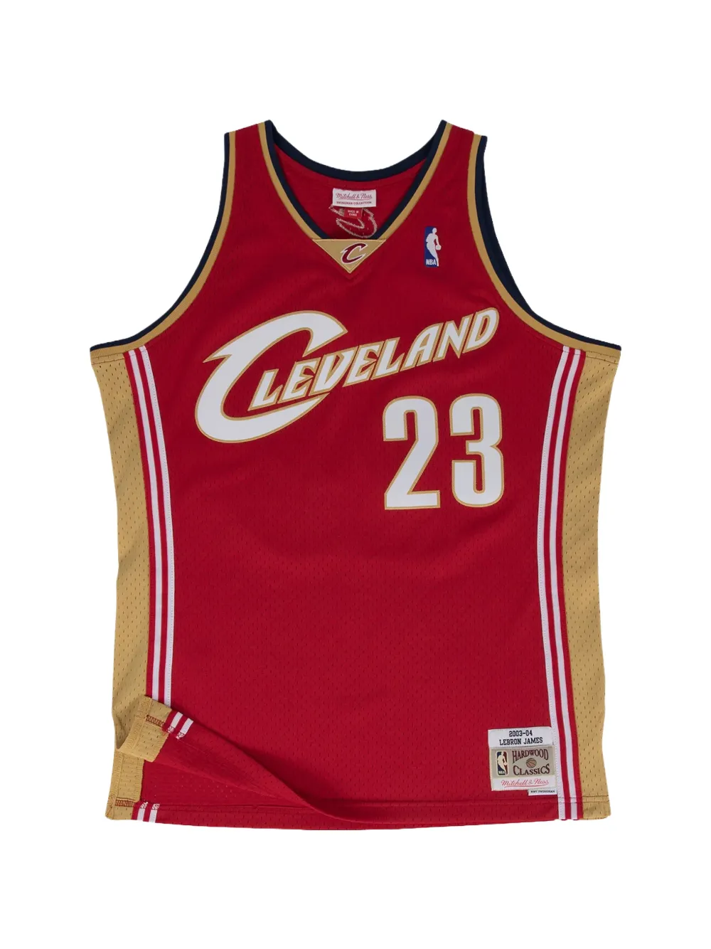 Mitchell & Ness x NBA Gilet Cleveland Cavaliers Lebron James Swingman 2003 - Rosso