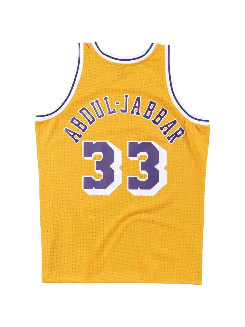 Mitchell & Ness x NBA T-shirt Los Angeles Lakers Abdul-Jabbar Swingman - Giallo