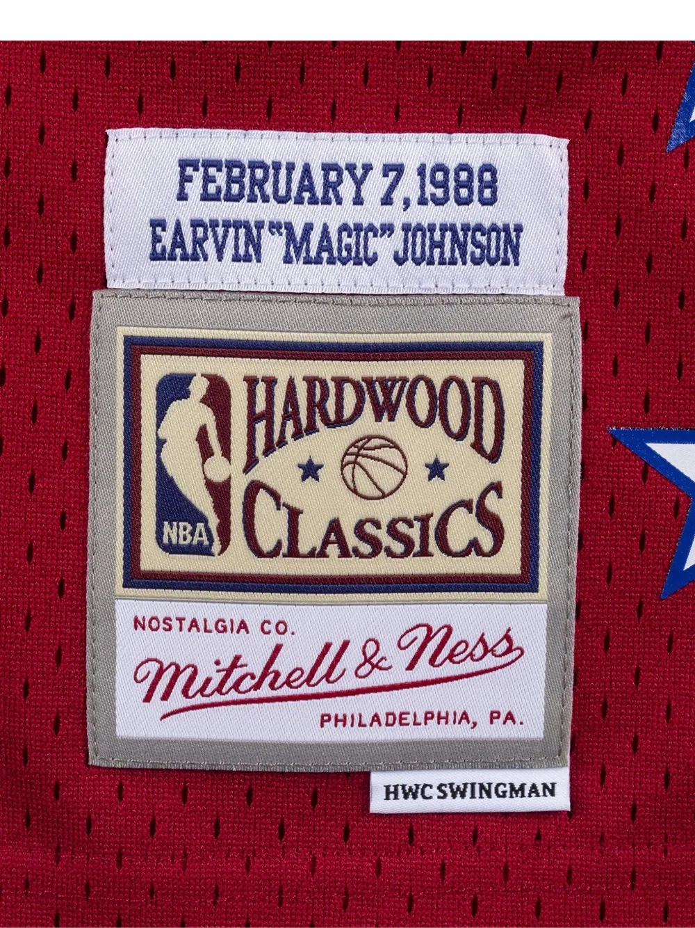 X NBA Magic Johnson Rhinestone Swingman Vest
