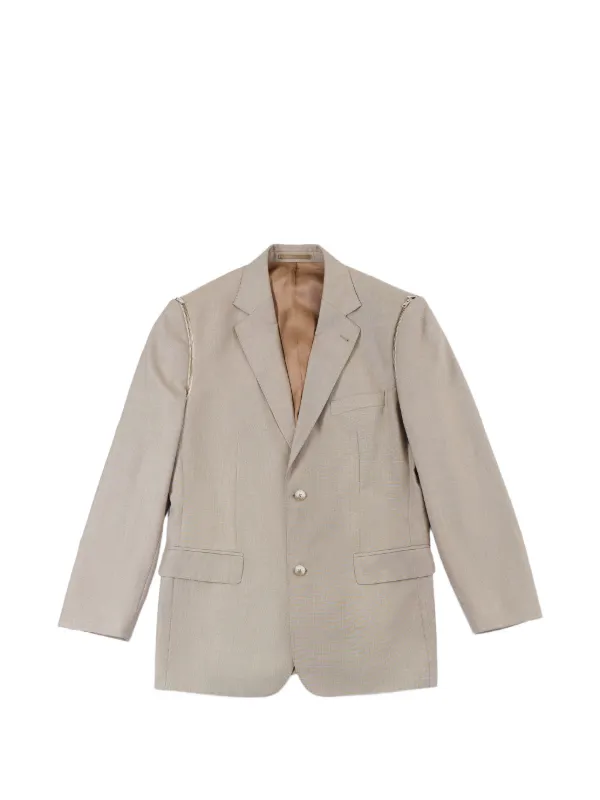 Bettter Upcycled Transformer Blazer in Neutrals