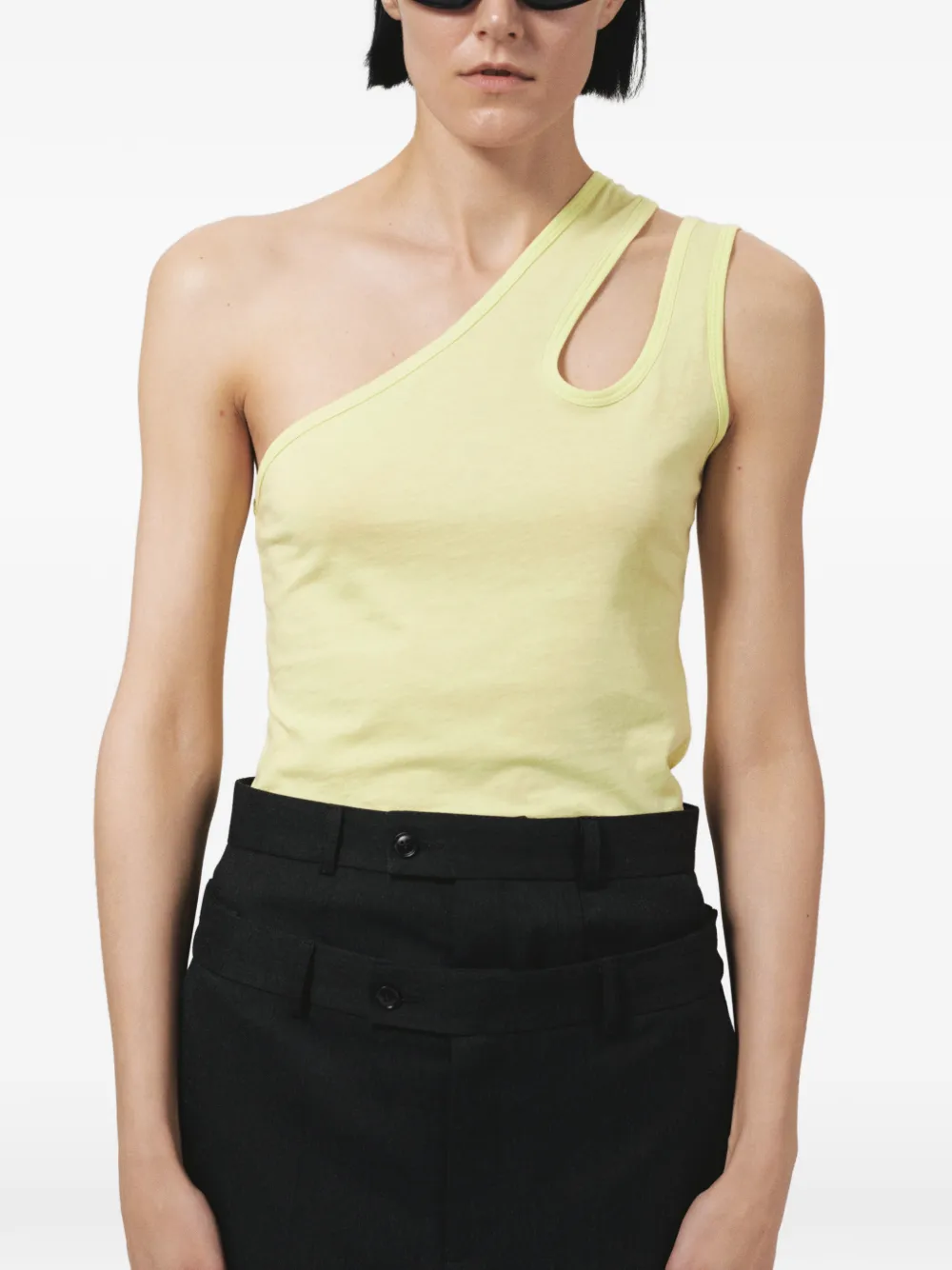 BETTTER Asymmetrische tanktop Geel