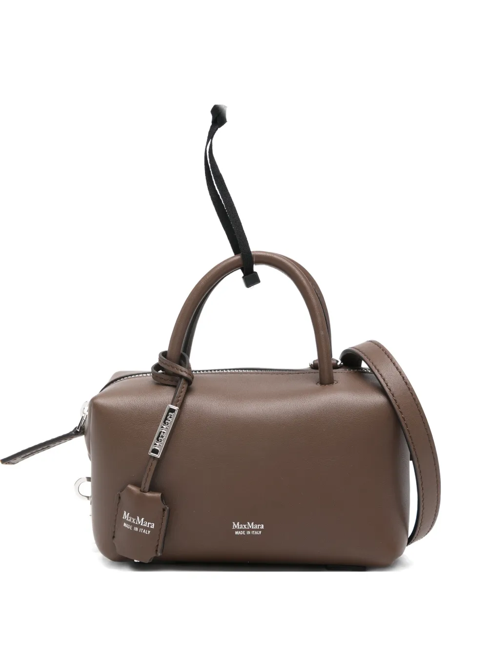 Max Mara Flap Tote Bag In Brown