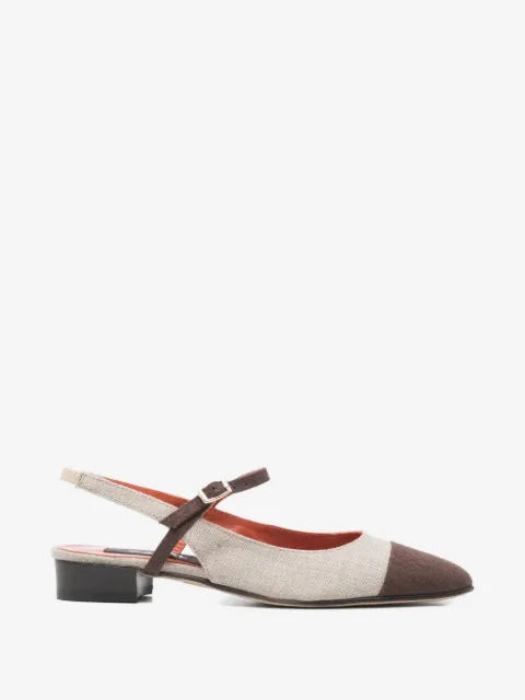 Carel Paris Oceano cap-toe flat pumps
