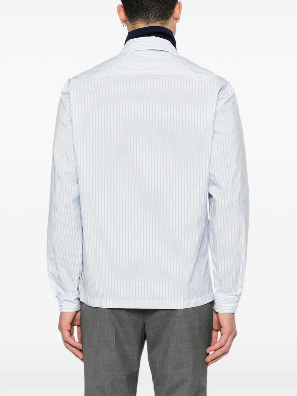 Prada Re-Nylon overhemd met rits Wit