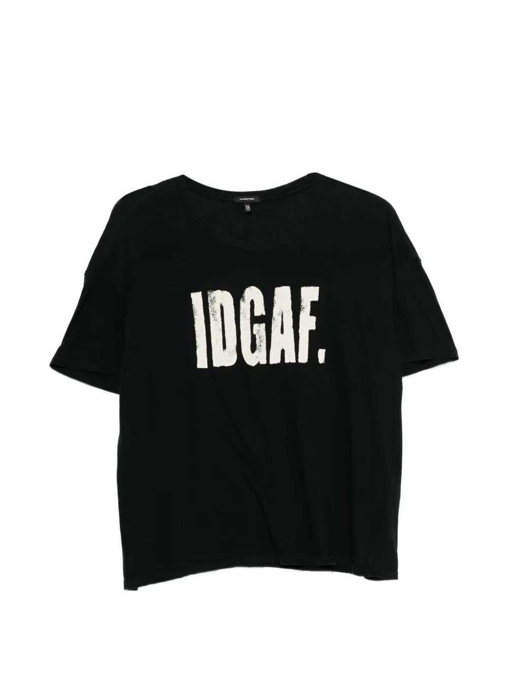 R13 graphic-print T-shirt - Nero