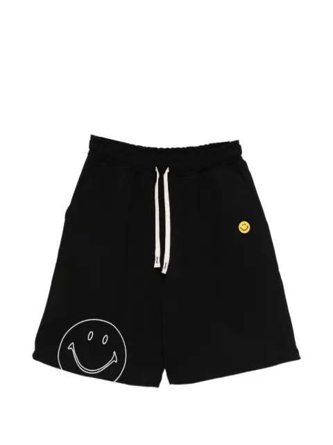Joshua Sanders x Smiley logo-detail track shorts