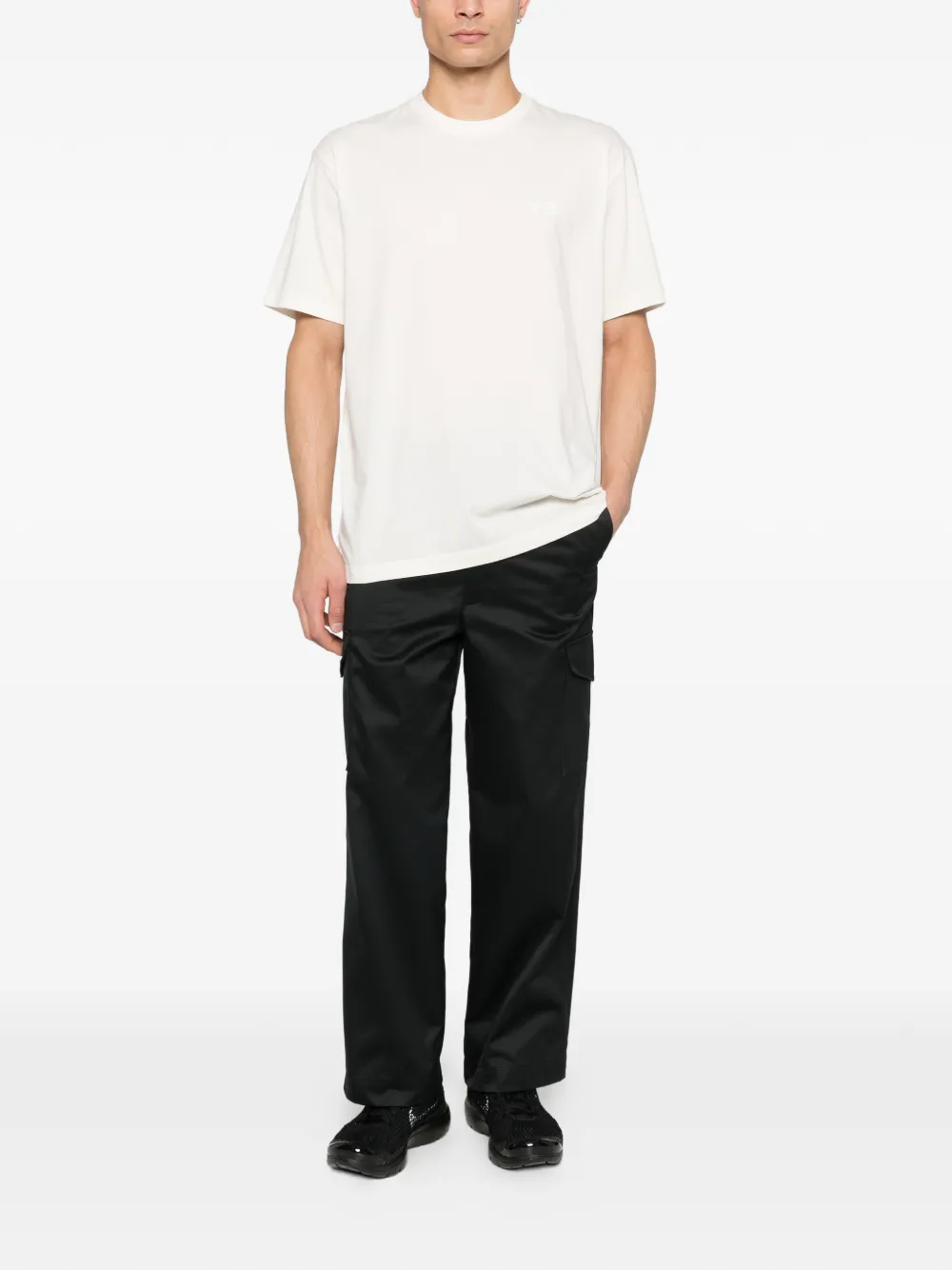 Y-3 logo T-shirt - Wit