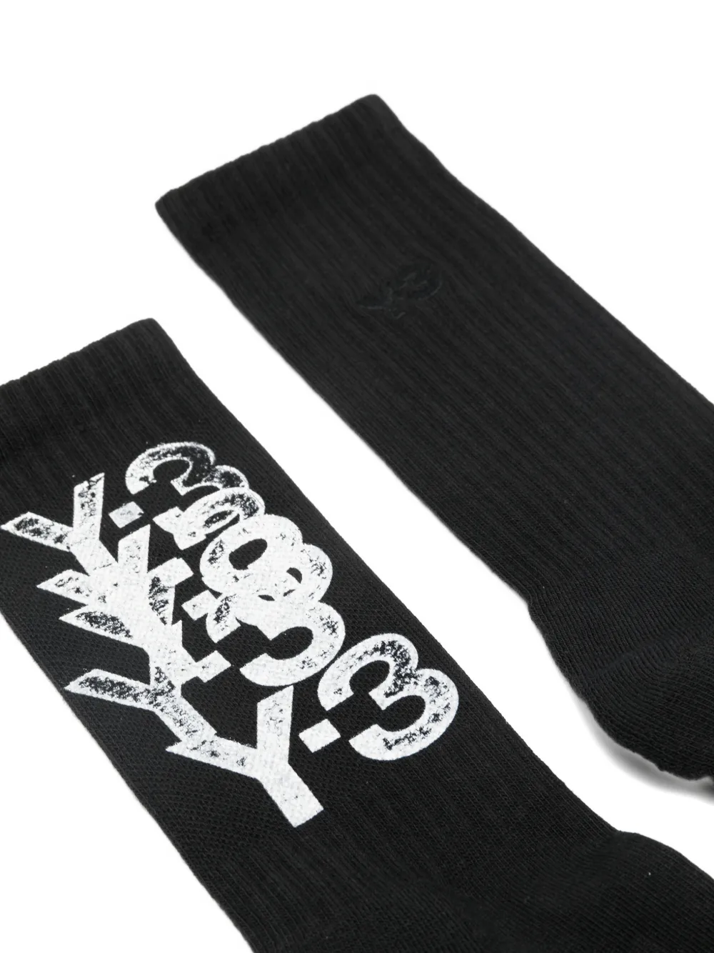 Y-3 grafische sokken Zwart