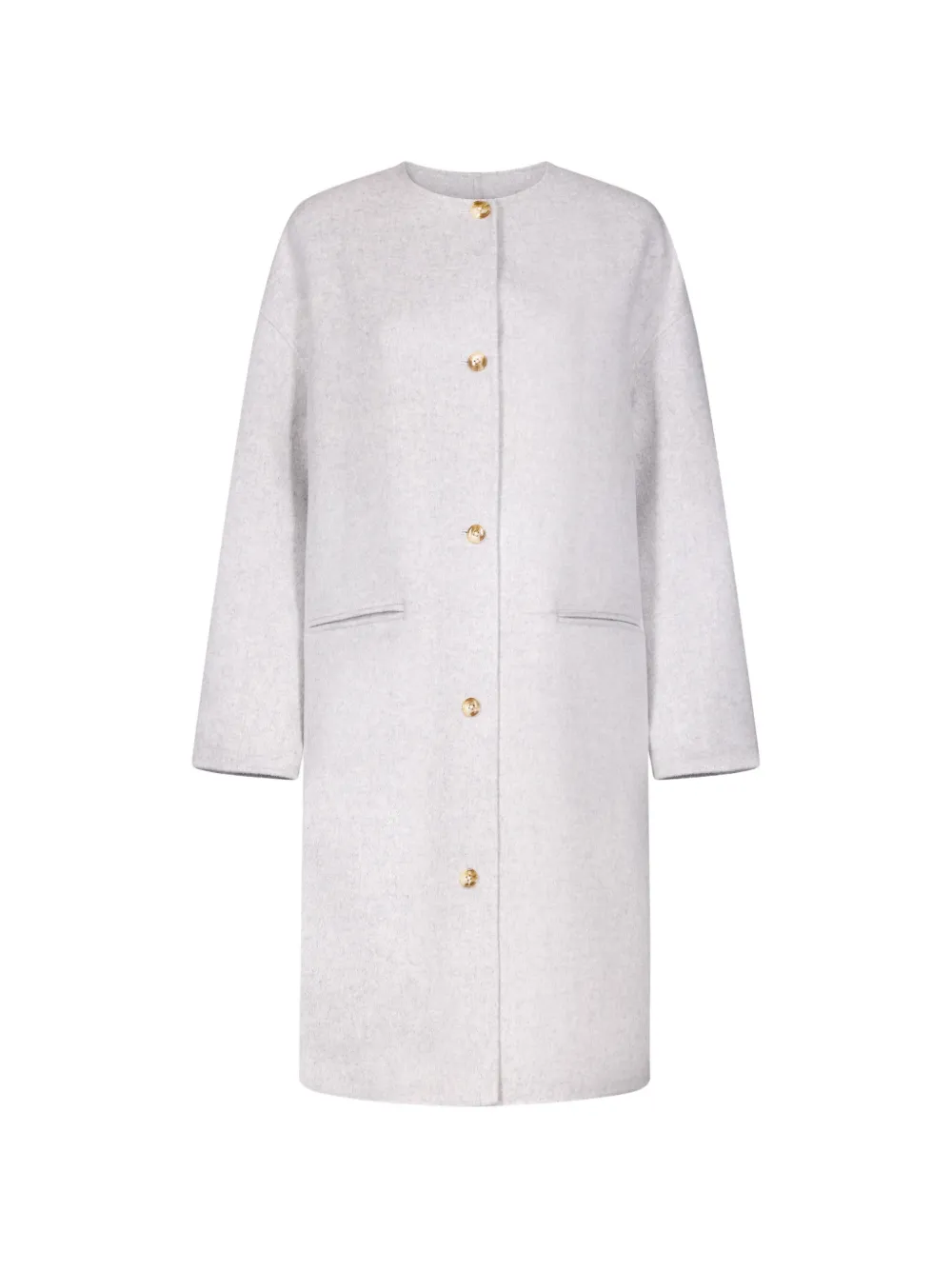 Loulou Kerry button single-breasted coat - Toni neutri