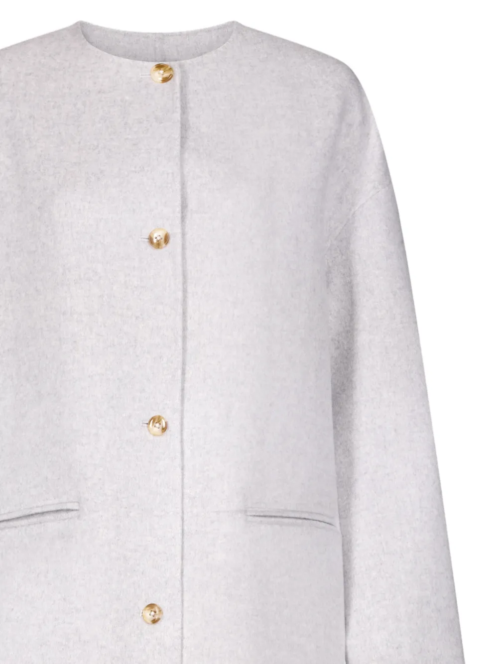 Loulou Kerry Button Single-breasted Coat - Neutrals 