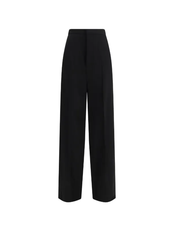 Balenciaga High-waist Trousers in Black