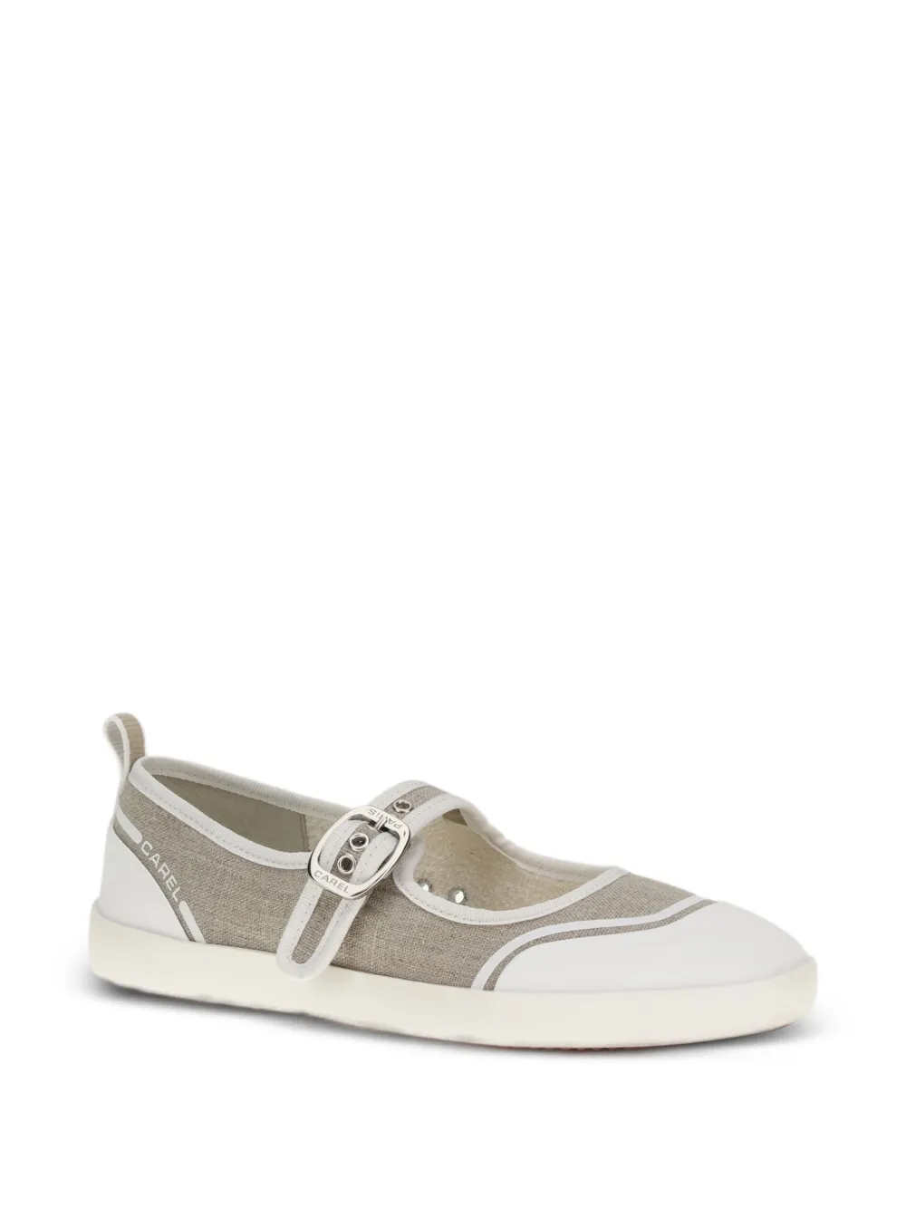 Carel Paris Costa ballerina's met gesp Beige