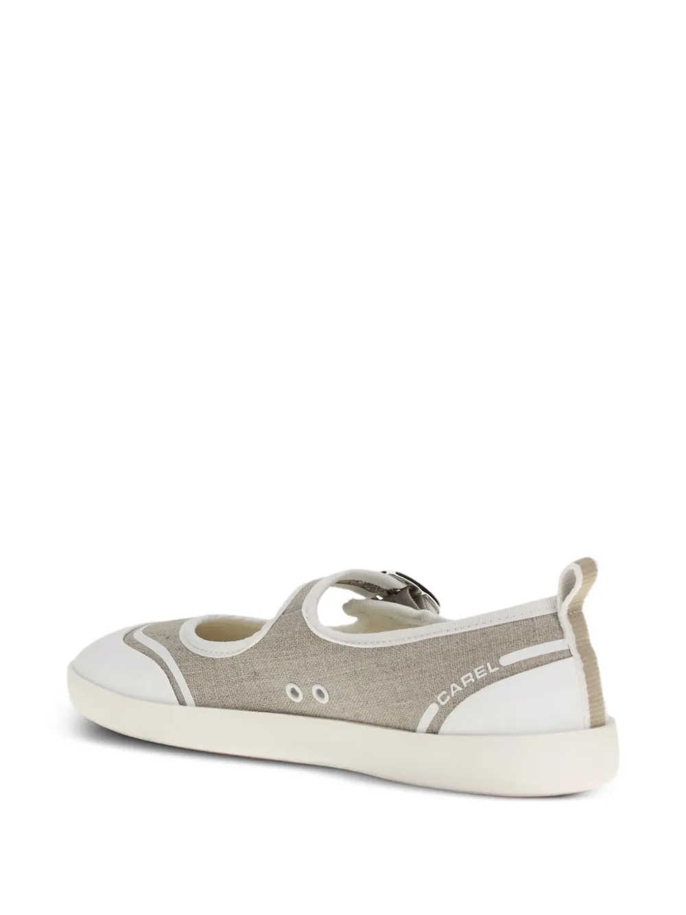 Carel Paris Costa ballerina's met gesp Beige