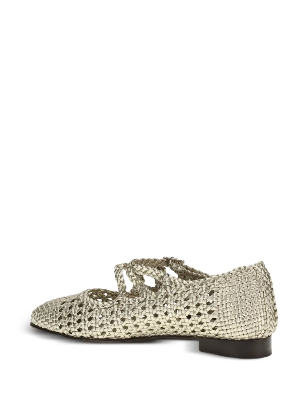 Carel Paris Ariana geweven ballerina's Goud