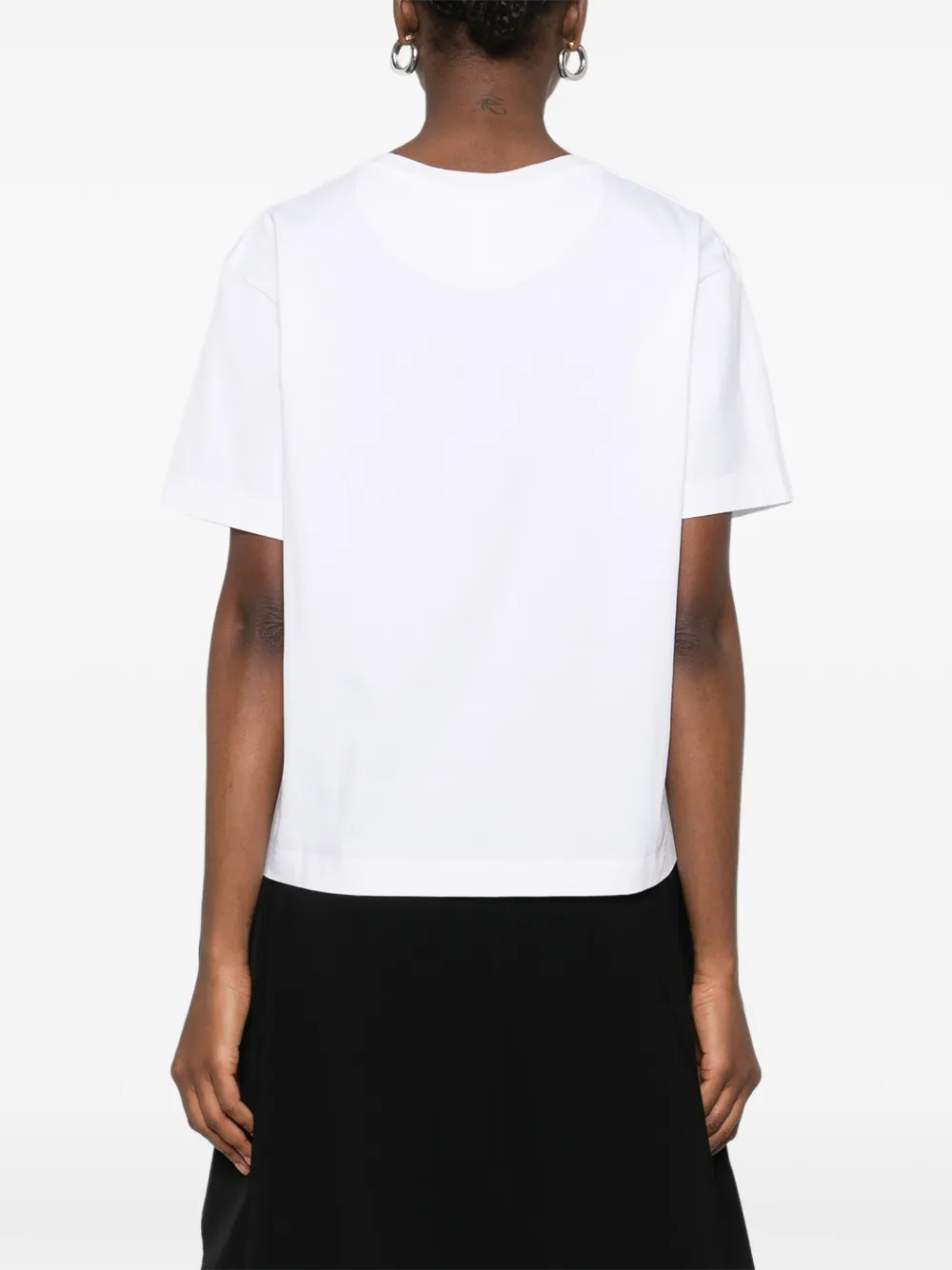 Alexander McQueen T-shirt met dalmatiër-print Wit