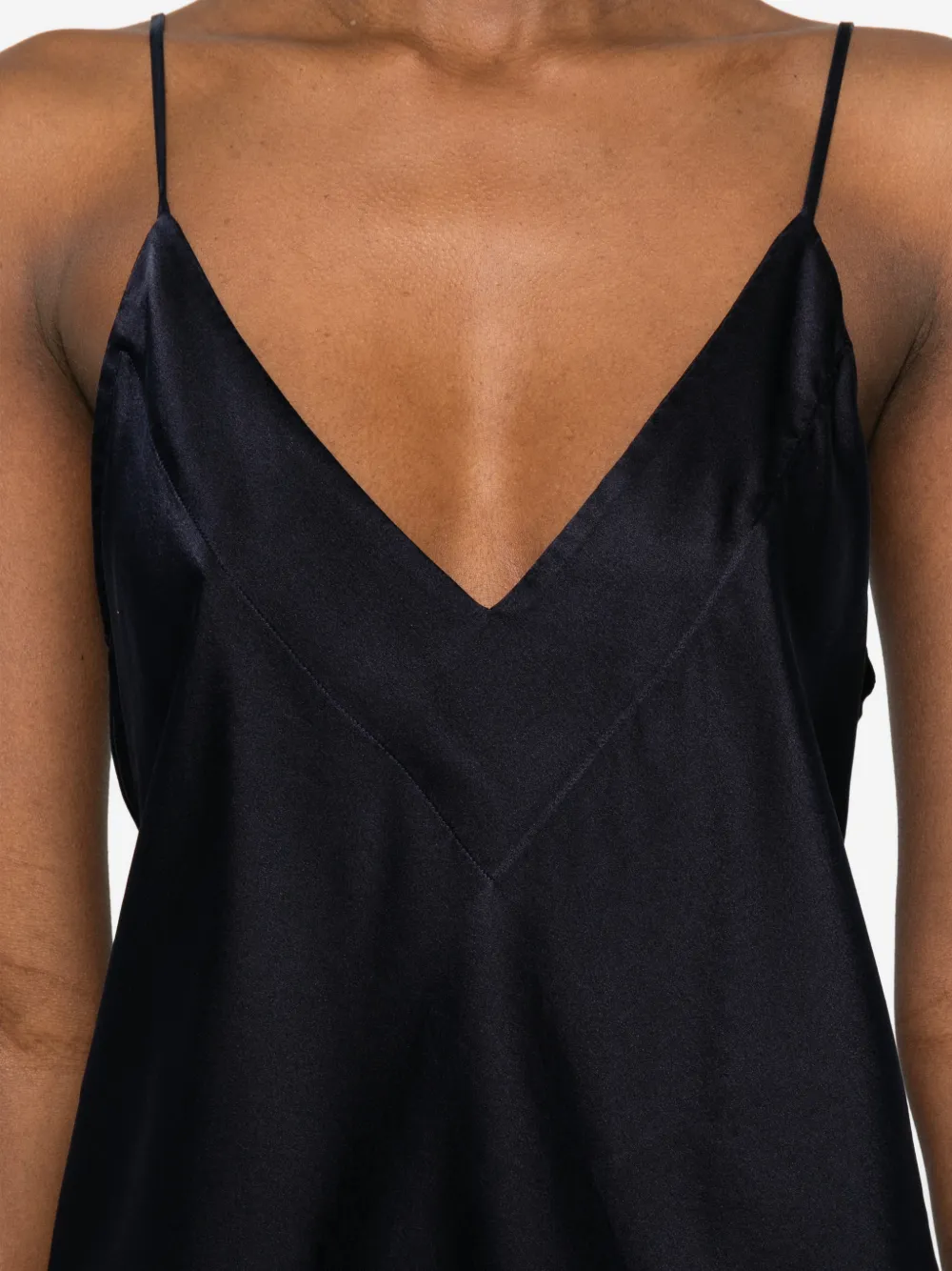 Forte Tanktop met V-hals Blauw
