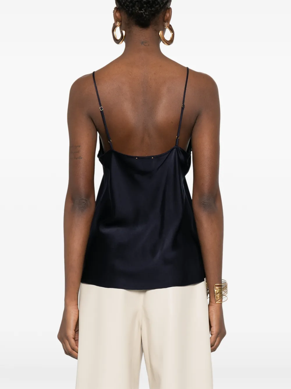 Forte Tanktop met V-hals Blauw