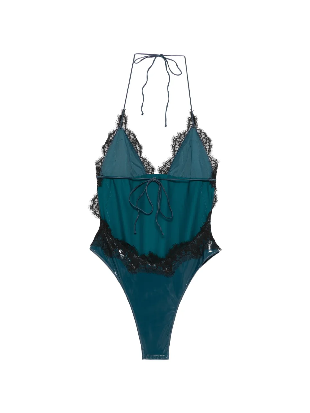Lace-Trim Swimsuit