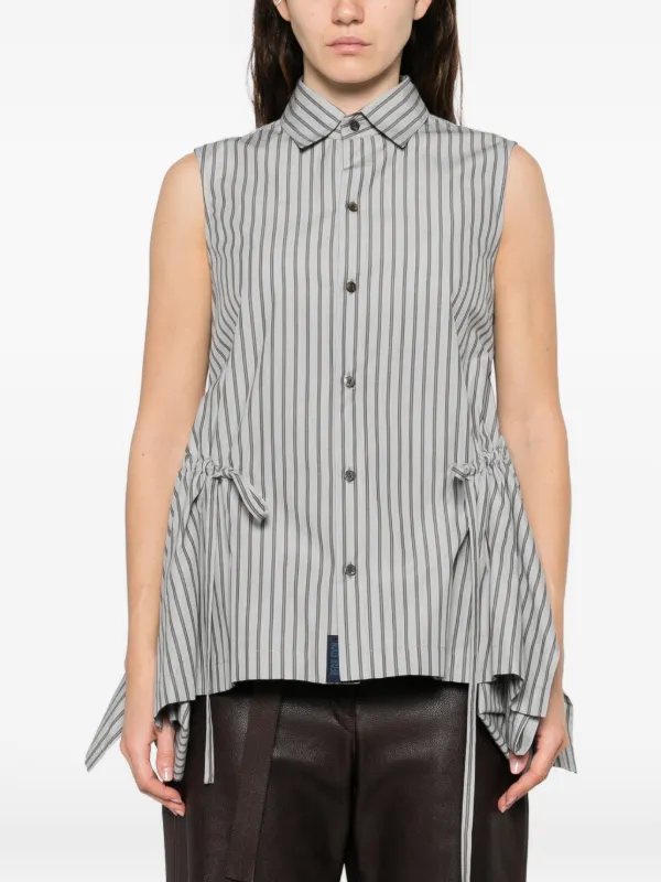 Yohji Yamamoto Striped Shirt | Grey | FARFETCH