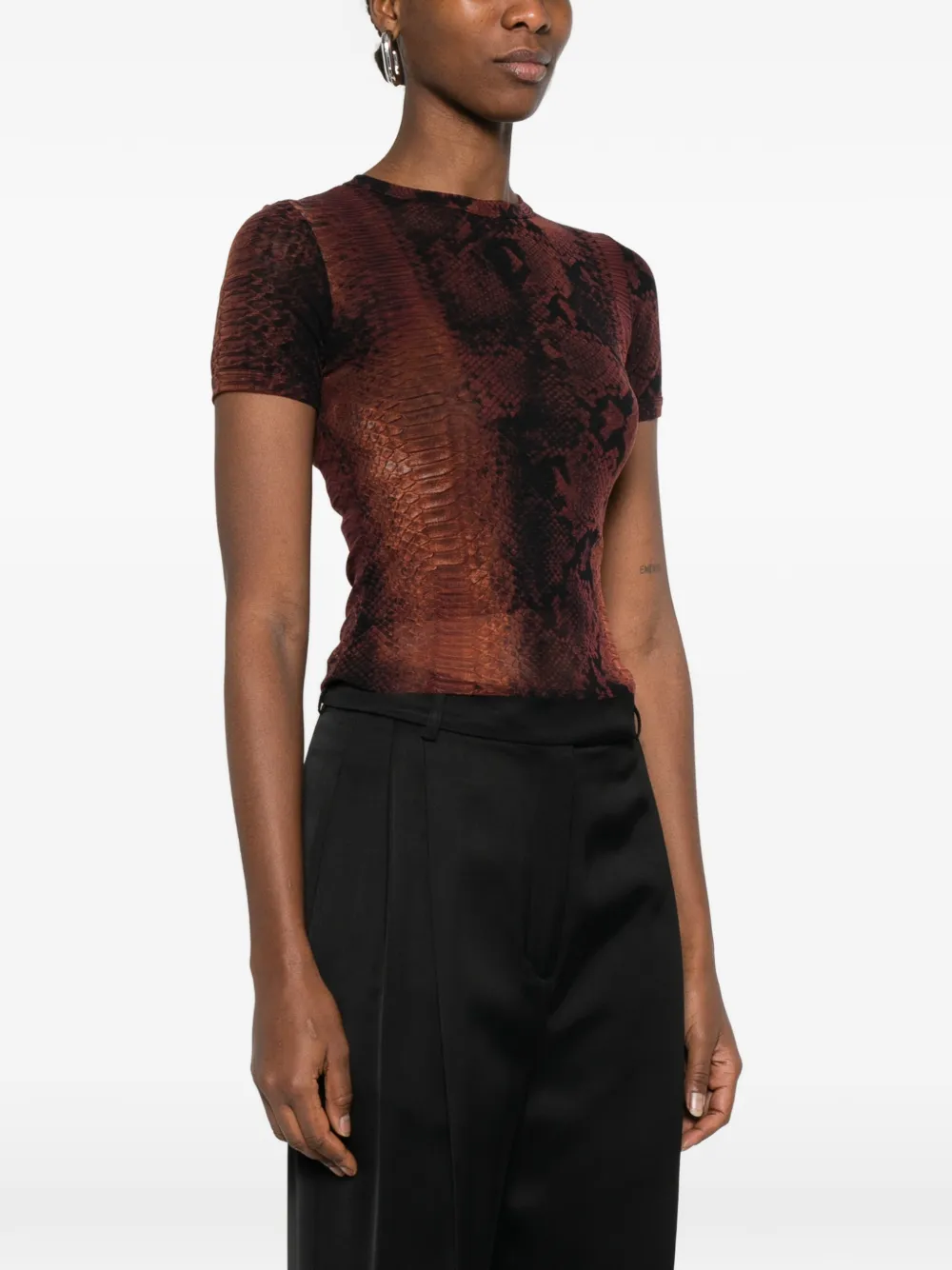 Jean Paul Gaultier animal-print T-shirt from Jean Paul Gaultier