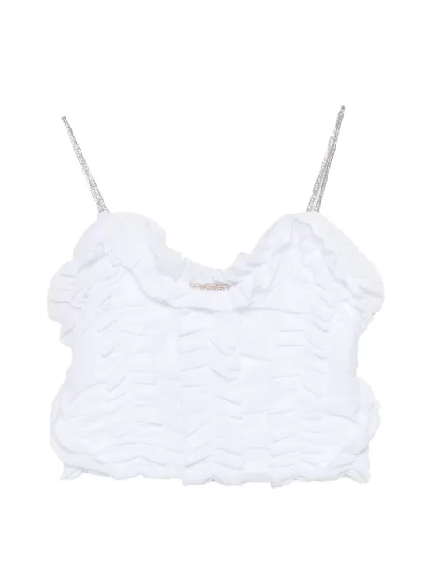 TWINSET Kids ruffled-detail strap top