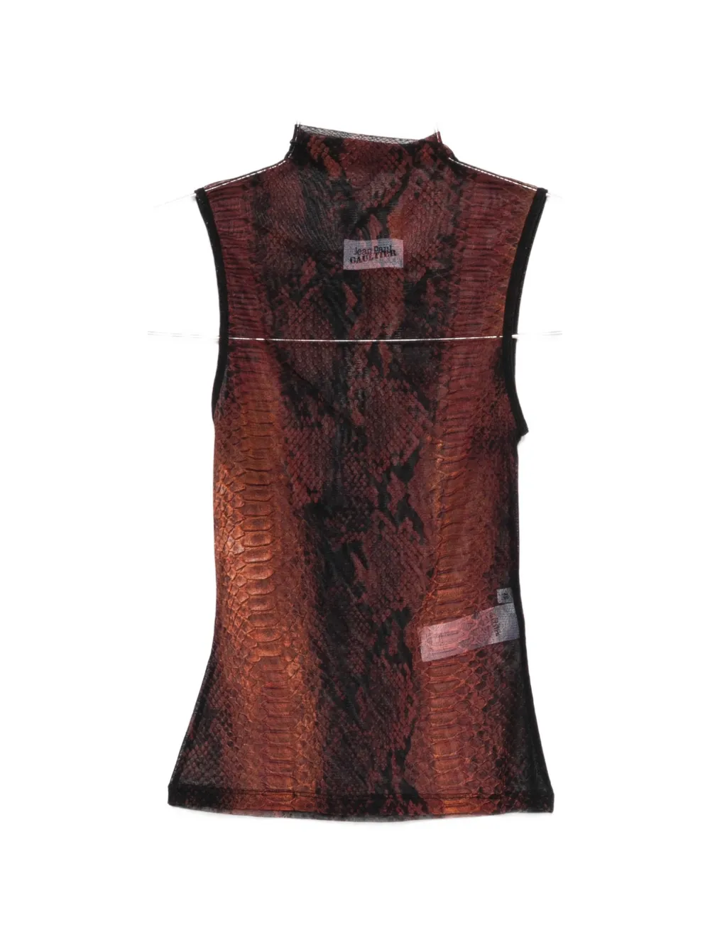 Jean Paul Gaultier animal-print top - Marrone