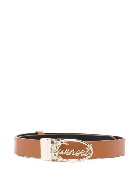 TWINSET Kids logo buckle belt